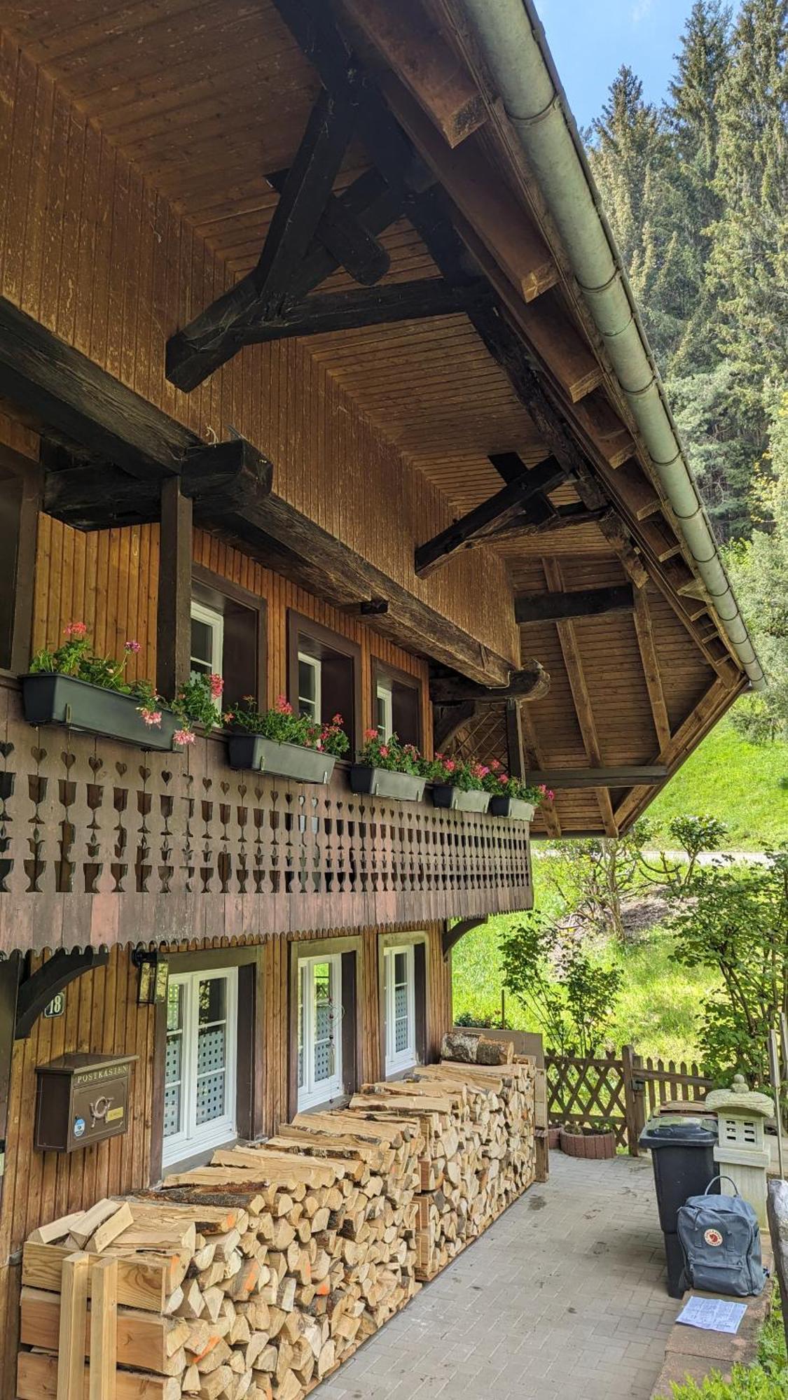 Ferienwohnung Im Historischen Schwarzwaldhaus Wieden Exterior foto